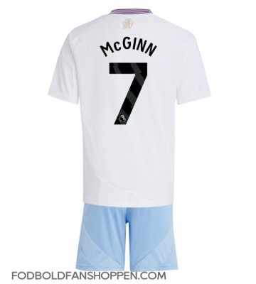 Aston Villa John McGinn #7 Udebanetrøje Børn 2024-25 Kortærmet (+ Korte bukser)